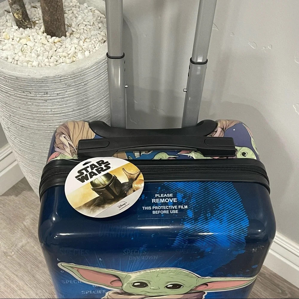 NWT Disney Star Wars Baby Yoda Suitcase, Luggage, Travel Bag - 21” - Picture 2 of 5